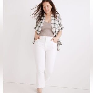 Madewell Cali Denim Bootcut - White